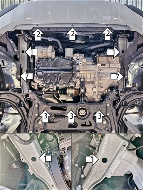 Коврик багажный модельный высокий борт для Lexus NX 2014-, Элерон 72305