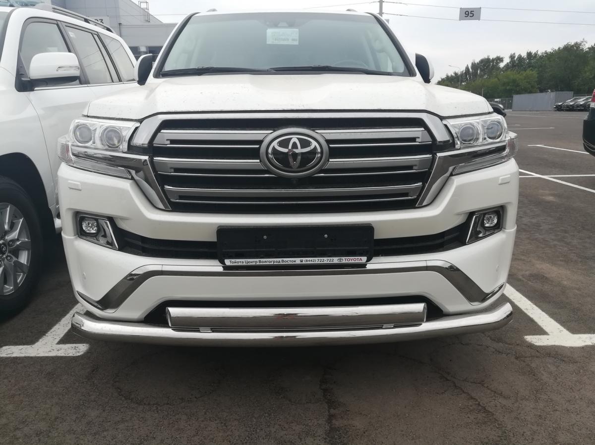 Защита переднего бампера ,овал для автомобиля TOYOTA Land Cruiser 200 Executive  2016. TLCE200.16.03-75, Россия