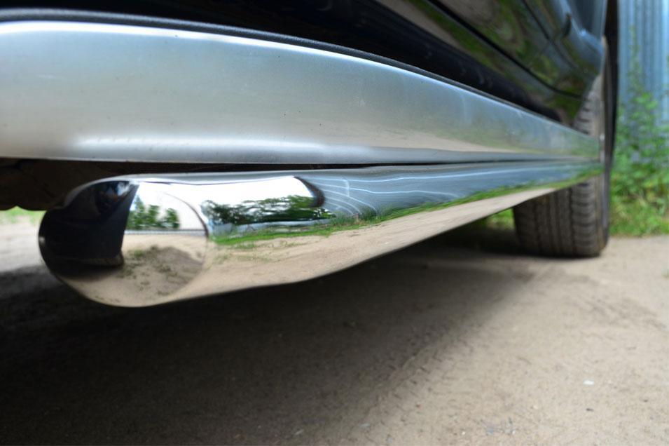 Защита порогов d42 для Toyota LC Prado 150 2014, Slitkoff LCPT-001717