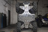 Комплект защиты квадроцикла YAMAHA Grizzly 700 2013-2015, алюминий 4мм, ALFeco, арт. ALF12010al