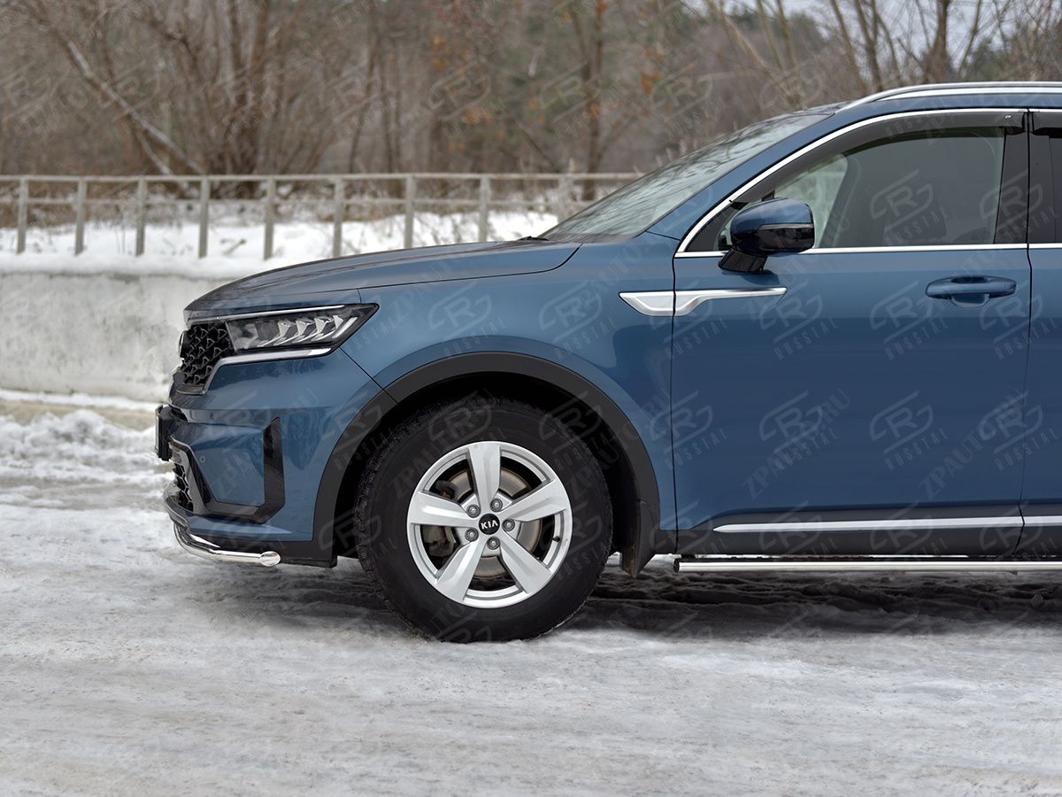 KIA SORENTO 2020- Защита переднего бампера d42 секции KSORZ-004012