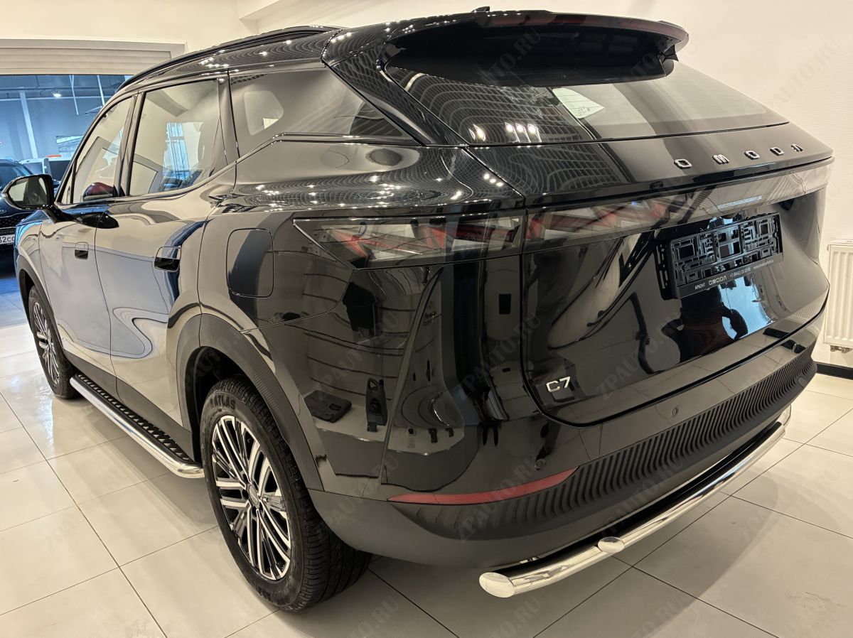 Защита заднего бампера двойная для автомобиля Omoda C7 2025 арт. CHOC7.25.16
