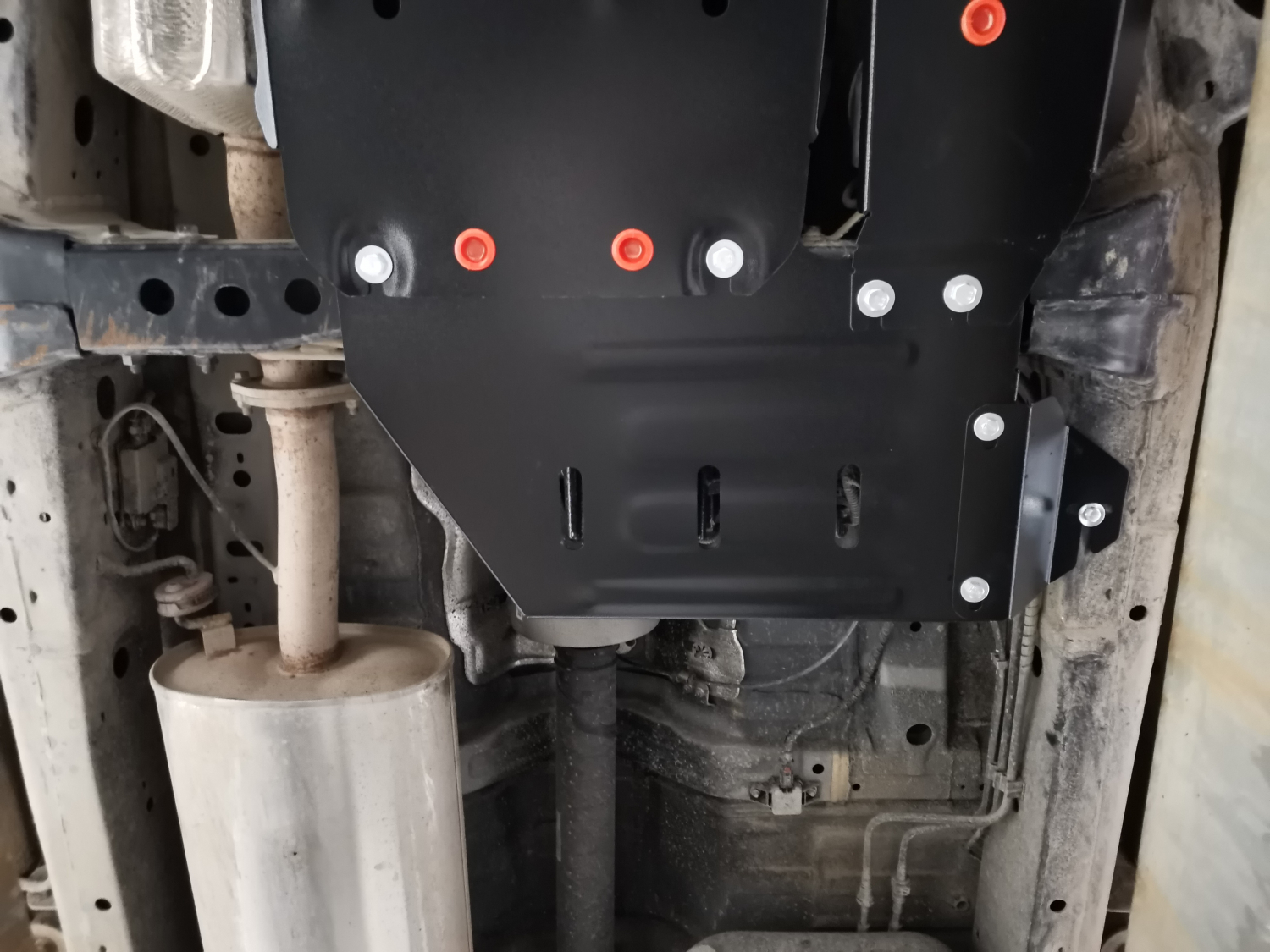 Haval H5 Pro 2023- V-2.0D 8AT 4WD (150 л.с.) комплект защиты (редуктор переднего моста, кпп и РК (4 части)), ALFeco, сталь, 2 мм, арт. ALF5511st