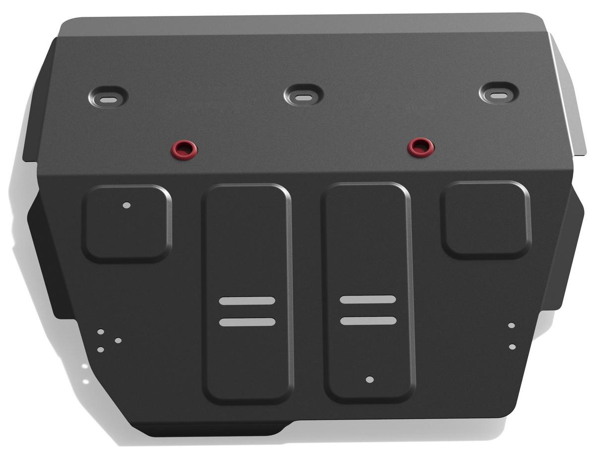 Защита картера и КПП АвтоБроня для Haval H2 (V - 1.5T) МКПП 4WD 2014-2020, штампованная, сталь 1.8 мм, с крепежом, 111.09401.1