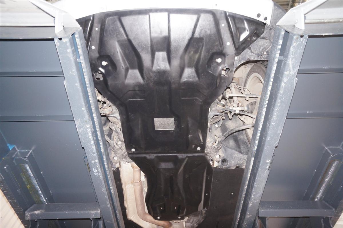 34.05K ЗАЩИТА КАРТЕРА ДВИГАТЕЛЯ И КПП BMW X1 (E84)ЗАДНИЙ ПРИВОД V-1,8; 2,0TD(2009-2015) ИЗ 2-Х ЧАСТЕЙ (КОМПОЗИТ 8 ММ)