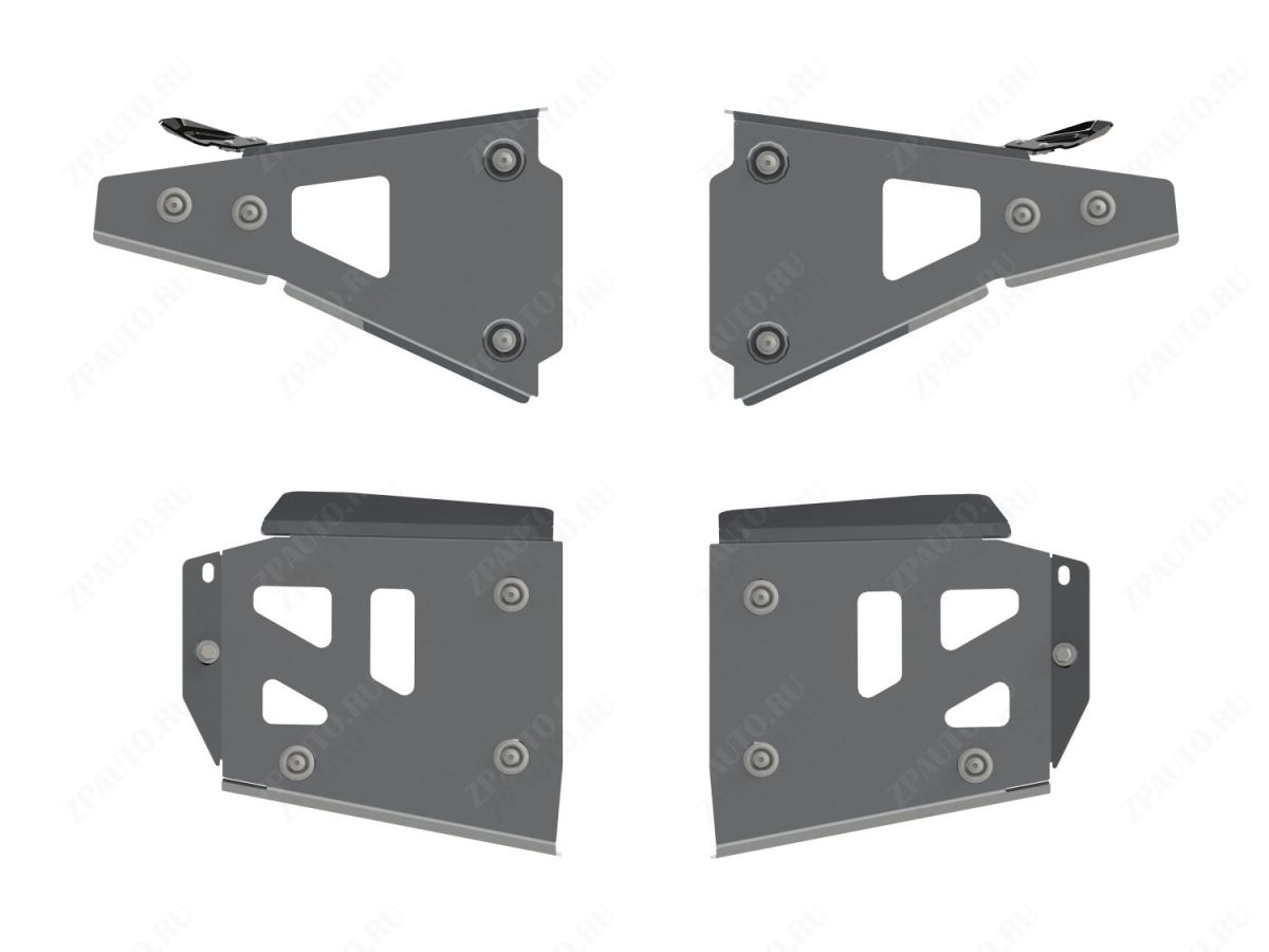 Защита рычагов для POLARIS General 2016-, алюминий 4 мм, STORM, арт. 3665