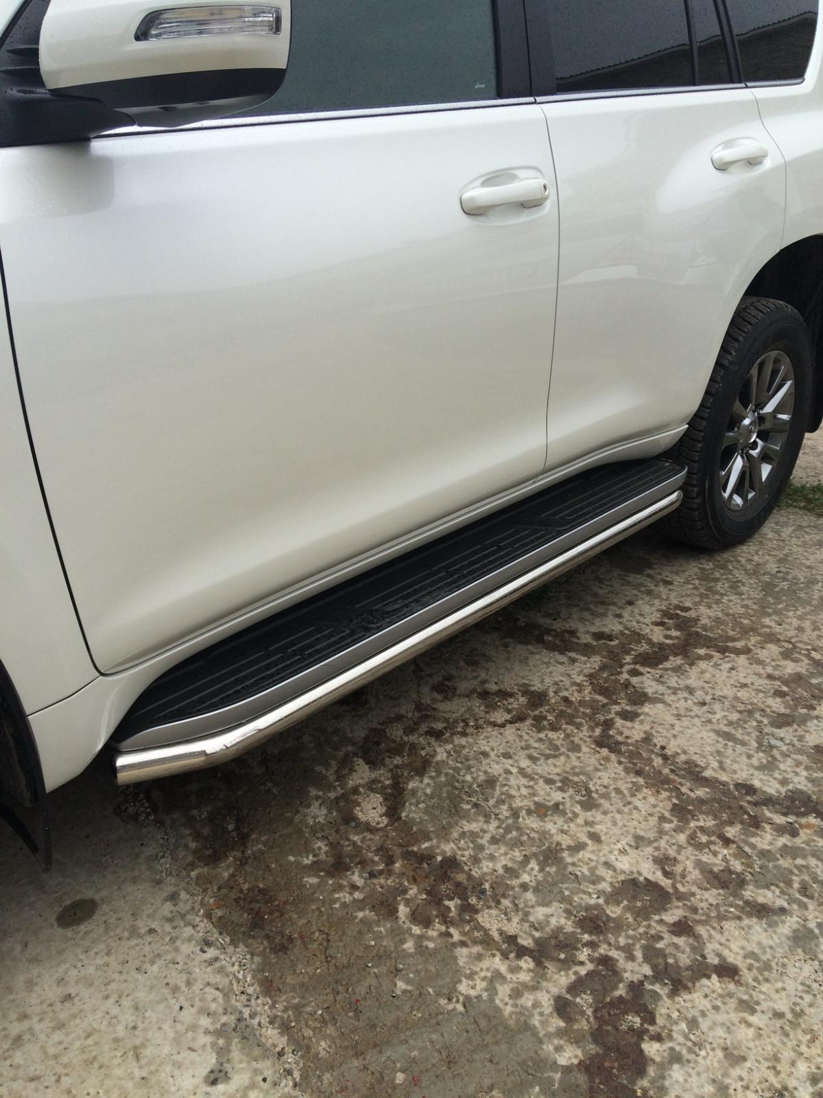 Защита штатного порога для автомобиля TOYOTA Land Cruiser Prado 150    2010, Россия TLCP150.10.30-2