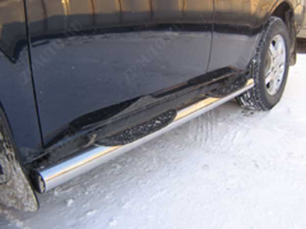 Защита порогов d76 с проступями Chery Tiggo (2005-2013) , Slitkoff, арт. CT006