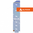 Защита  тормозной магистрали (2 части) GAC GS3 2024- V-1,5 FWD , ALFeco, алюминий 4мм, арт. ALF4907al