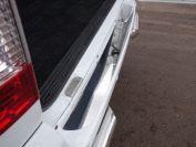 Накладка на задний бампер (лист зеркальный) 1мм для автомобиля UAZ Patriot 2014-