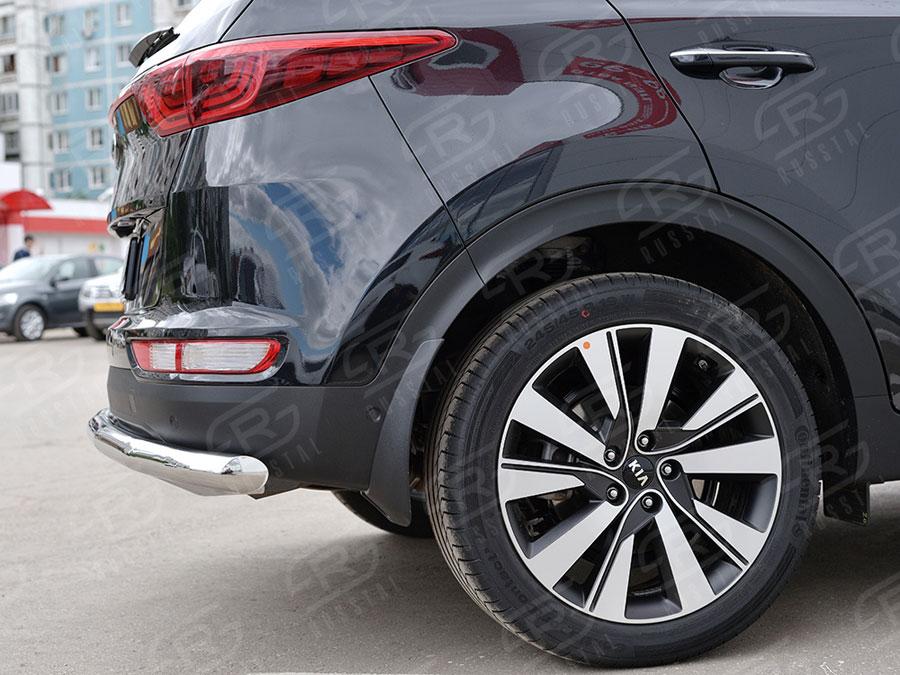 Защита заднего бампера d57 Kia Sportage 2016, Slitkoff KSZ-002296