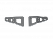 Защита передних рычагов для POLARIS RZR XP Turbo S 2018 -, алюминий 4 мм, STORM, арт. 3950