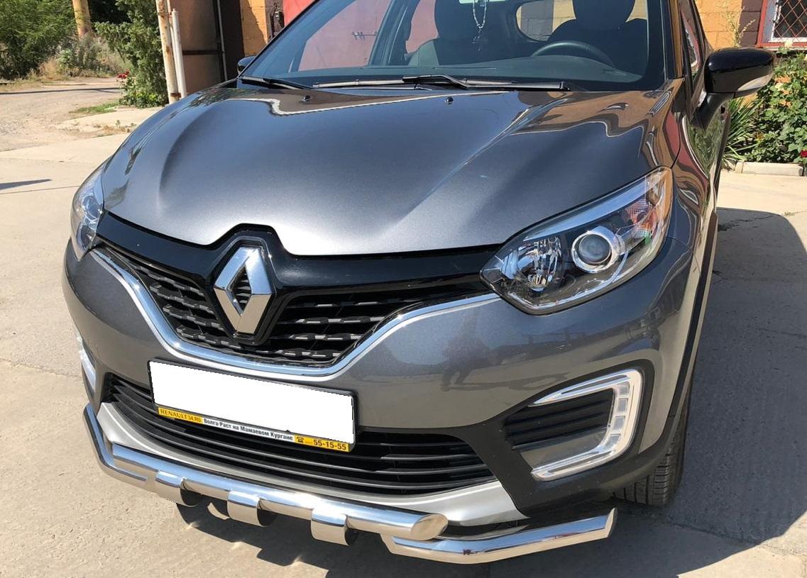 RK.17.05  Защита переднего бампера  G для автомобиля Renault Kaptur 2016-, Россия