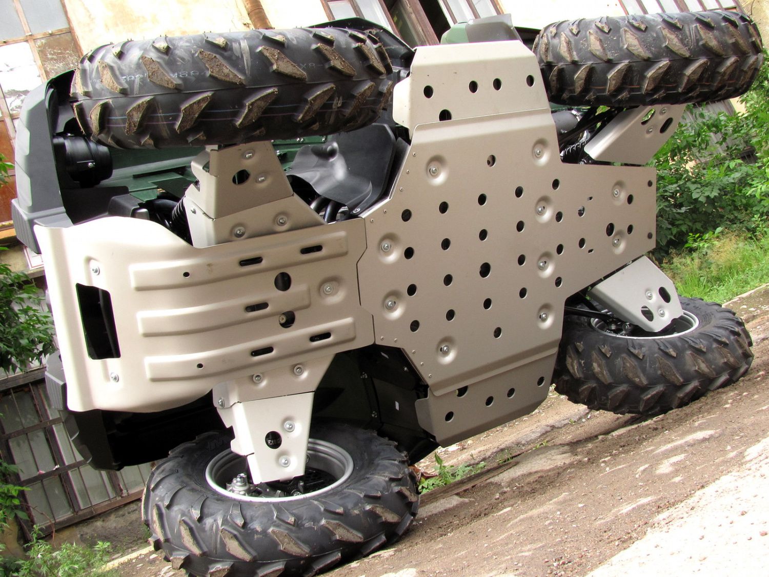 Защита рычагов для YAMAHA Kodiak  2016 -, алюминий 4 мм, STORM, арт. 3038