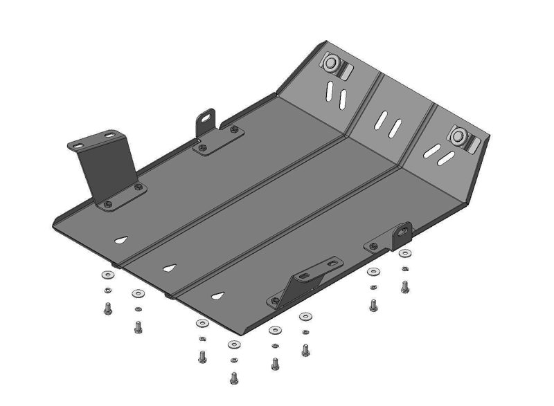 Защиты Грузовые Motodor (Радиатор), 2 мм, Сталь для JBC 1041 2014- арт. 27301