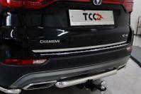 Накладка на заднюю дверь (лист зеркальный) для автомобиля Changan CS75 FL 2020 арт. CHANCS7520-09