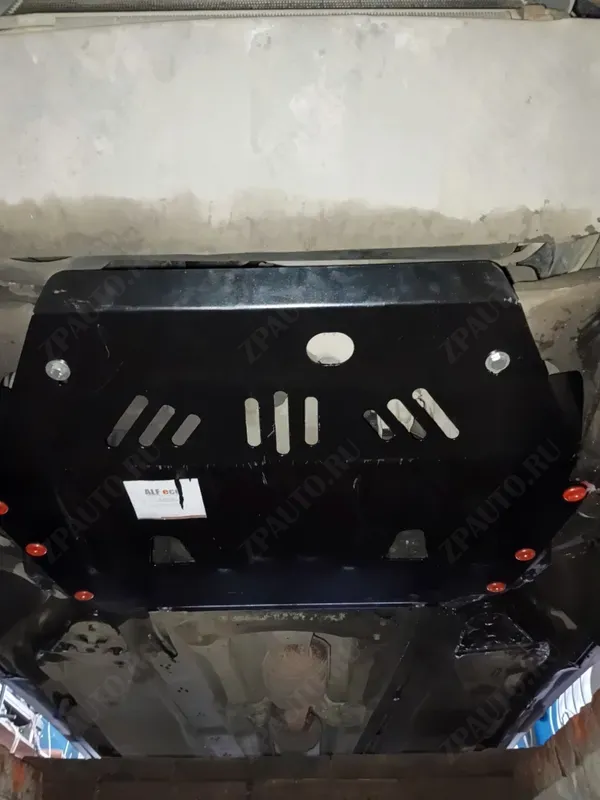 Защита  картера и КПП Volvo S80 1998-2006 V-all , ALFeco, сталь 2мм, арт. ALF2711st