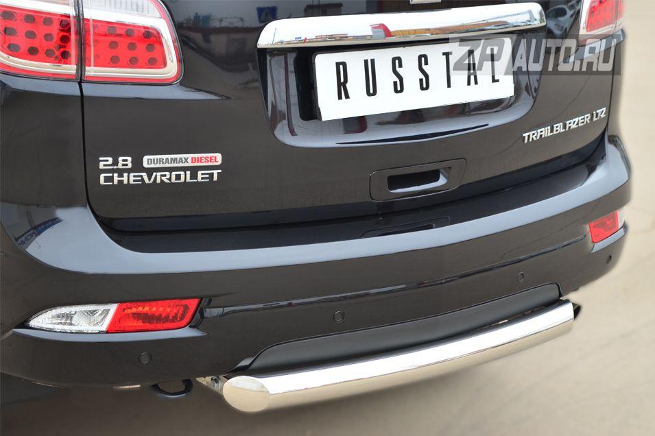 Защита заднего бампера d76 для Chevrolet TrailBlazer 2013, Slitkoff CTRZ-001515