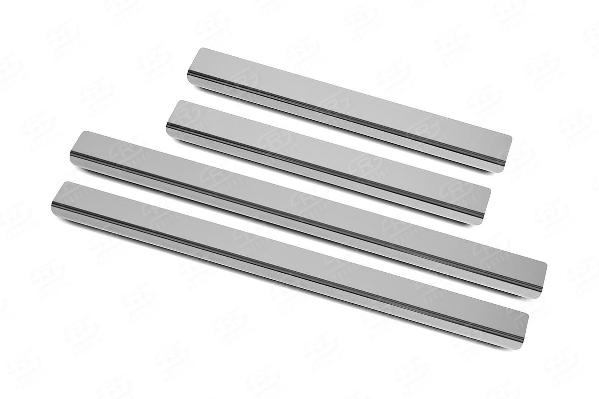 Накладки на пороги RUSSTAL (нерж., зеркало) LEXLX15-01 для LEXUS LX450d-LX570 (not F-Sport) 2015-