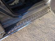 Пороги с площадкой 42,4 мм для автомобиля Nissan Pathfinder 2014-, TCC Тюнинг NISPAT14-11
