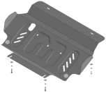 Защита стальная Мотодор (Радиатор), 2 мм,  Nissan Pathfinder   2010-2014 арт. 71406