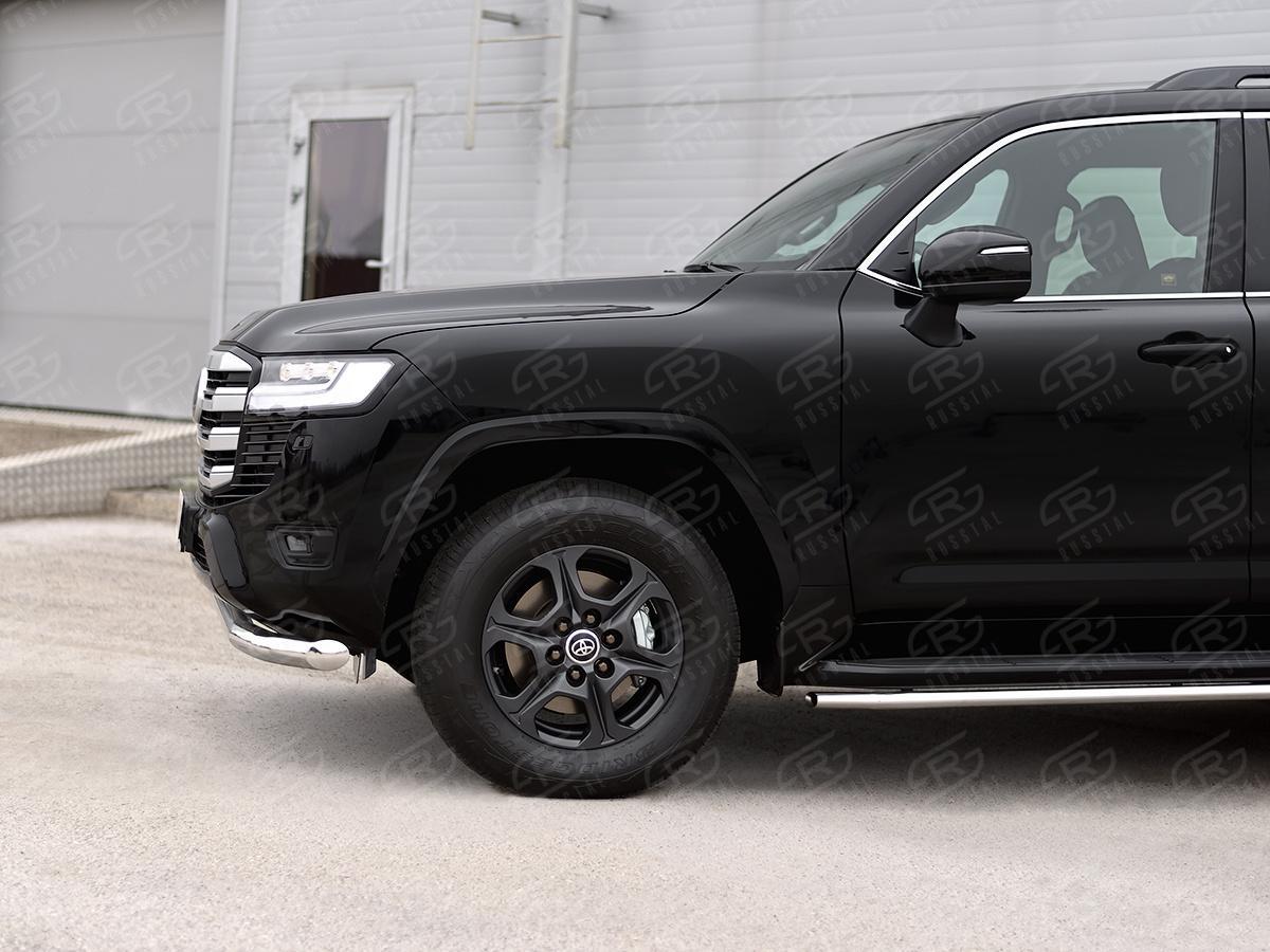 TOYOTA LAND CRUISER 300 2021 - Защита переднего бампера d76 секции TLCZ-003784