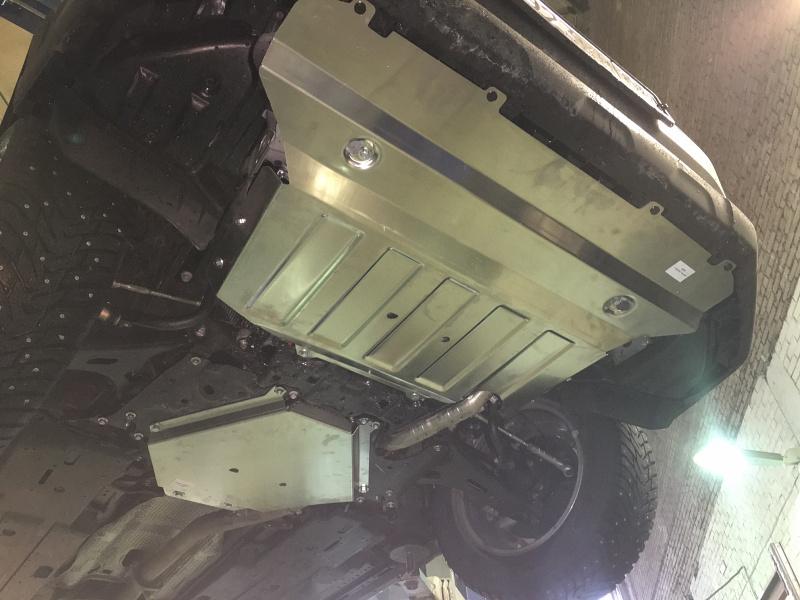 Защита картера для SUBARU Forester  2018 -, V-2,0 СVT; 2,5 CVT 4WD, Sheriff, алюминий 3 мм, арт. 22.3978