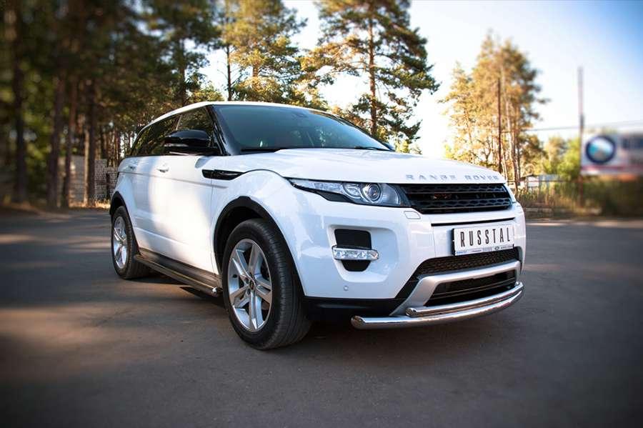 Пороги труба d57 вариант 3 для Land Rover Evoque Dynamic 2011, Slitkoff REDT-0006613