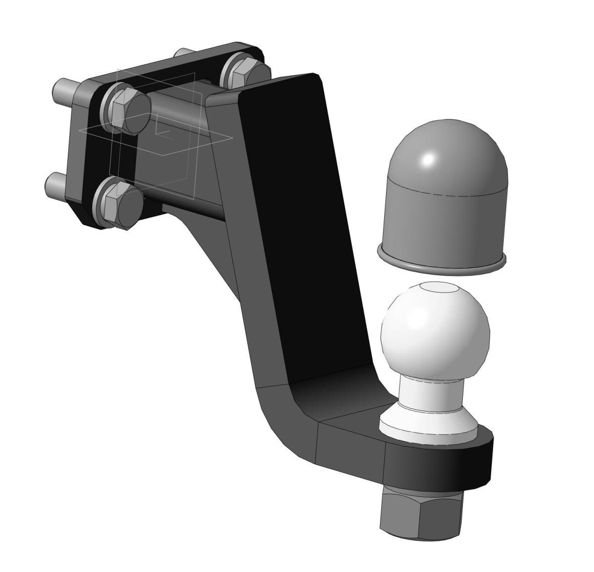 Фаркоп для HAVAL H9 тип шара E, Bosal-Oris арт. 8006-E