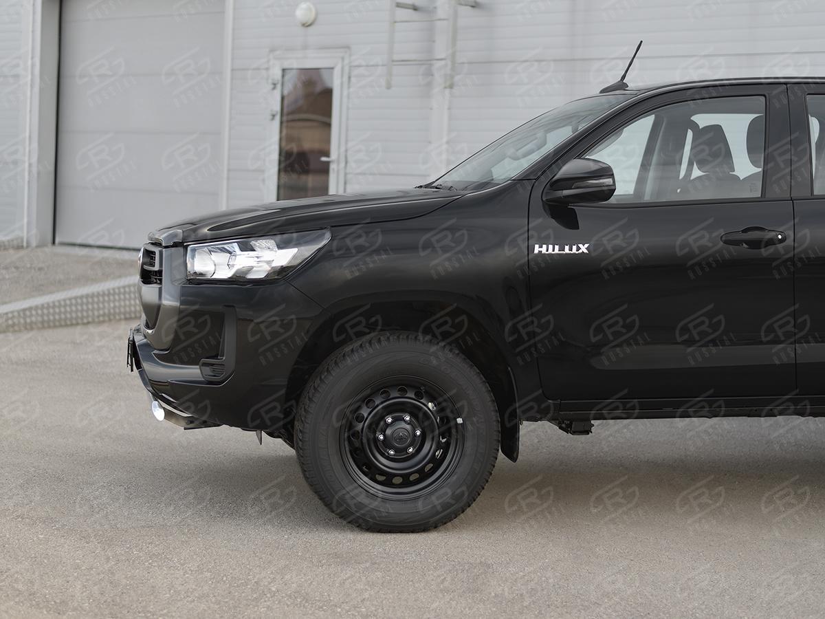 TOYOTA HILUX 2020- Защита переднего бампера d75х42 дуга THZ-003491