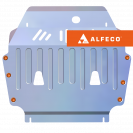 Защита  картера и КПП Volvo S80 1998-2006 V-all , ALFeco, алюминий 4мм, арт. ALF2711al