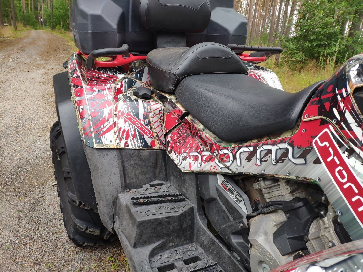 Расширители колесных арок для CAN-AM Outlander Max G1  2007-13, STORM, арт. MP 0302