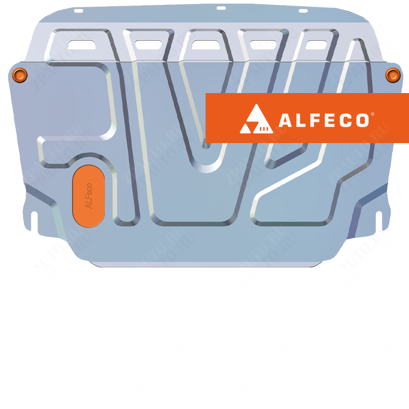 Защита  картера и КПП Changan Eado  2013-2017 V-all , ALFeco, алюминий 4мм, арт. ALF1002al-5