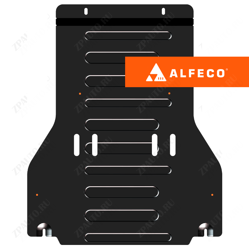 Защита  КПП Volkswagen Crafter 2011-2016 V-2,5TD , ALFeco, сталь 2мм, арт. ALF2637st