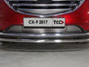 Решетка радиатора нижняя (лист) для автомобиля Mazda CX-9 2017-, TCC Тюнинг MAZCX917-11