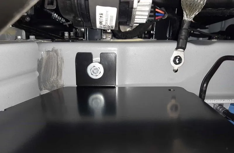 Защита Защита боковая передних арок для JAC e30X электро 2024 - V-AT FrontWD, Sheriff, сталь сталь 1,5 мм, арт. 28.6416