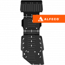 Lexus GX550 (J250) 2023- V-3,4 AT защита стабилизатора поперечной устойчивости, редуктора переднего моста, АКПП и РК (3 части), ALFeco, сталь, 2 мм, арт. ALF1215st