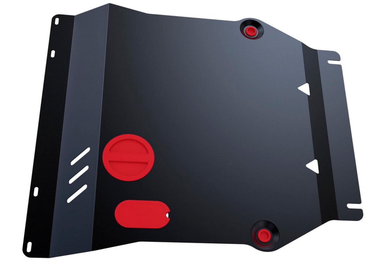 Защита картера и КПП АвтоБроня для Kia Soul I (V - все) 2008-2014, сталь 1.8 мм, с крепежом, 111.02806.2