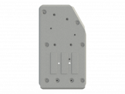 Защита топл. бака для VOLKSWAGEN Crafter  2017 -, V-2,0TDI MT AWD, Sheriff, алюминий 4 мм, арт. 26.4440