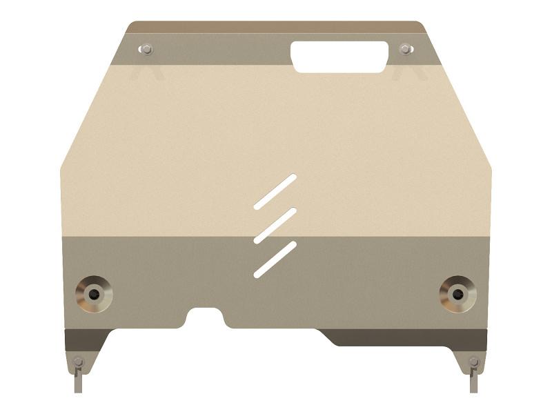 Защита картера и КПП для CADILLAC SRX  2010 - 2016, V-2.8 ; 3.0, Sheriff, алюминий 5 мм, арт. 04.1922