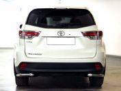 Защита заднего бампера "уголки" одинарные d-60 для Toyota Highlander 2013, Технотек HYG_2014_3 HYG2014_3