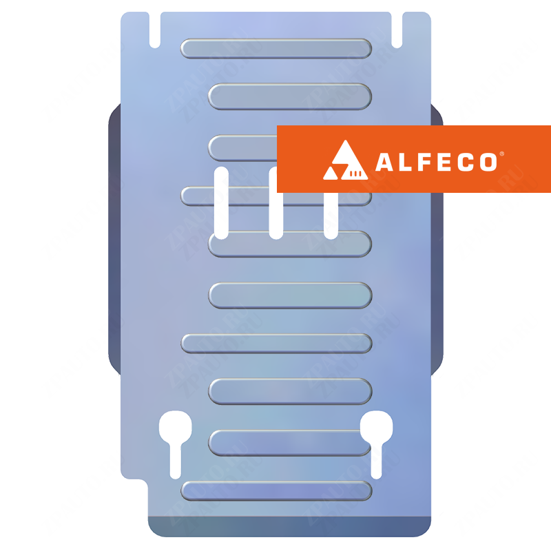 Защита  КПП Porsche Cayenne 2010-2014 V-4,8T , ALFeco, алюминий 4мм, арт. ALF5002al-1