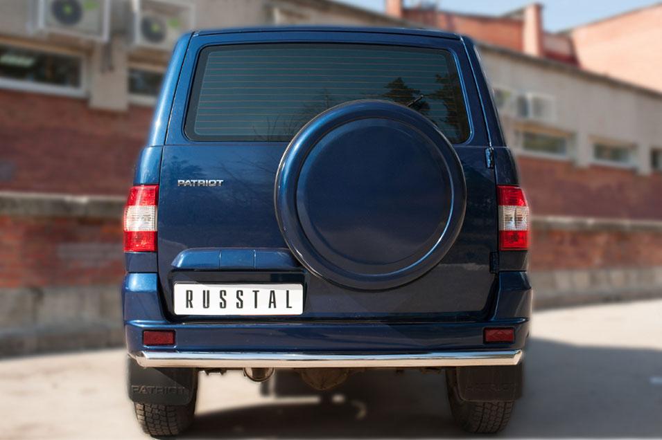 Защита заднего бампера d57 для UAZ Patriot 2014, Slitkoff UPZ-002070