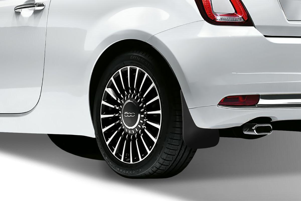 Брызговики задние FIAT 500, 2007-2011 2шт.(optimum) в пакете арт. NLF.15.12.E11