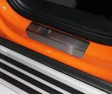 Накладки на задние пороги (лист шлифованный) 2шт для автомобиля Audi Q3 2019- TCC Тюнинг арт. AUDIQ319-09