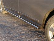 Пороги труба 76,1 мм для автомобиля Nissan Pathfinder 2014-, TCC Тюнинг NISPAT14-15