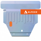 Защита  картера и КПП Mazda 626 (GF) 2WD 1997-2002 V-all кроме 2,5D и 2,5V6 , ALFeco, алюминий 4мм, арт. ALF1315al