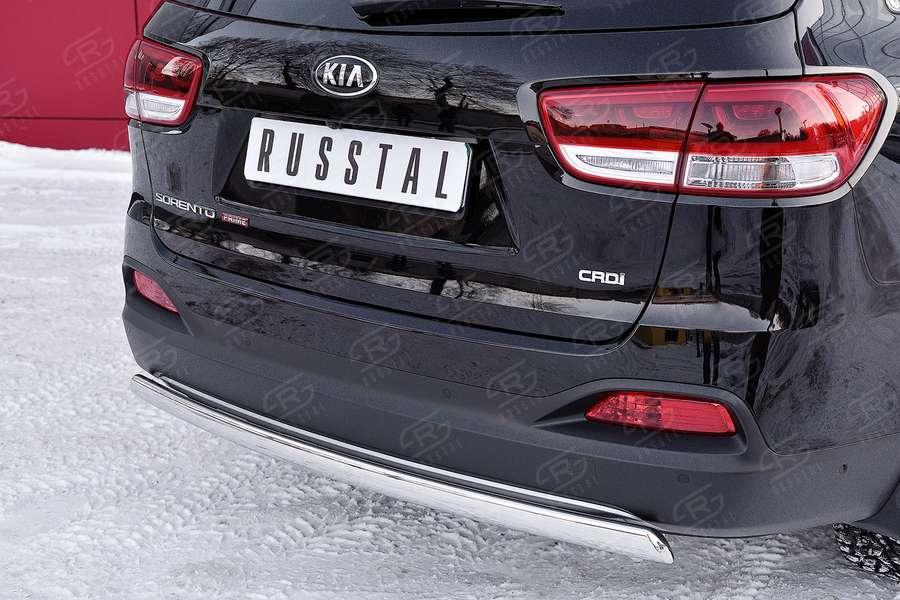 Защита заднего бампера d57 KIA Sorento Prime CRDI 2015, Slitkoff KSPZ-002215