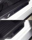 Накладки на пороги вставка (лист зеркальный)4шт для автомобиля Mitsubishi Pajero Sport 2021- TCC Тюнинг арт. MITPASPOR21-05