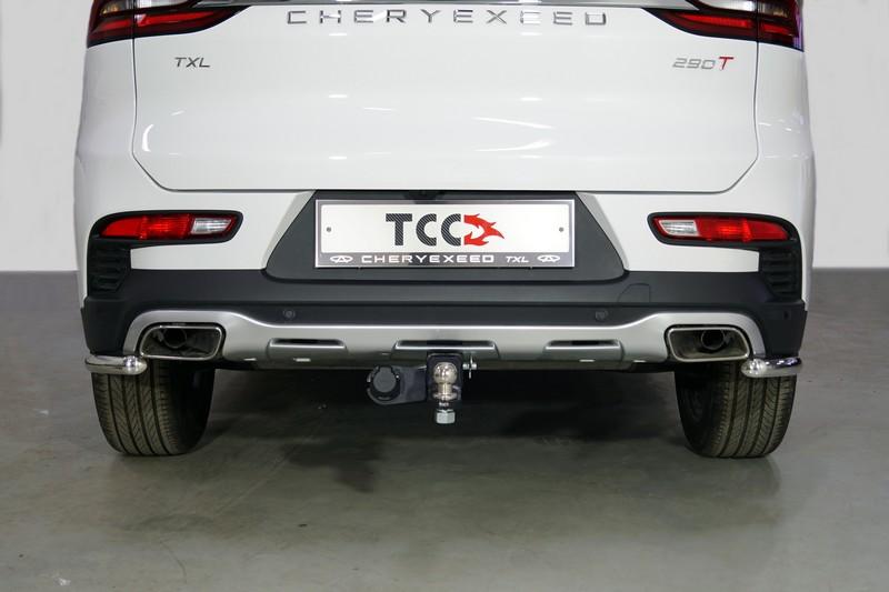 Защита задняя (уголки) 42,4 мм для автомобиля Cheryexeed TXL 2020- арт. CHEREXETXL20-30